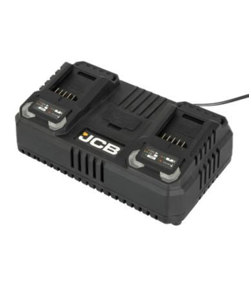 JCB Pro 2x 4.5A Dual Port Fast Charger - Code JCB-18DC-45