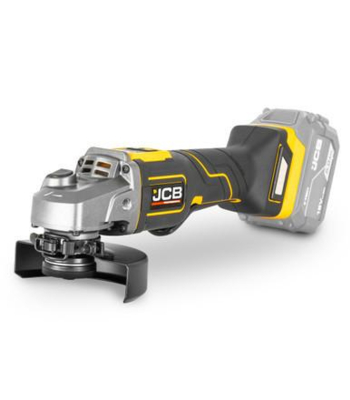 JCB Pro 18V Angle Grinder, 4.5 inch / 115mm, Digital Speed Control, Anti-Vibration, Paddle Switch (Bare Tool) - Code JCB-18PAG-115
