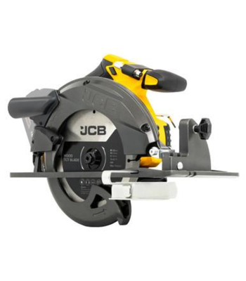 JCB Pro 18V Circular Saw 185mm, 65mm Cut Depth, Aluminium Base, Incl. 2 Blades (Bare Tool) - Code JCB-18PCS-185