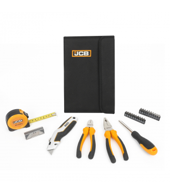 JCB 26 Piece Tool Set in Tool Pouch - Code JCB-26-SET