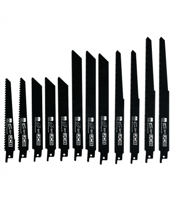 JCB 12 Piece Reciprocating Saw Blade Kit - Code JCB-PTA-12RS
