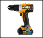 JCB 18V B/L Combi Drill with 2.0Ah Lithium-ion Battery - Code 21-18BLCD-2X-B