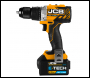 JCB 18V Brushless Drill Driver with 4.0Ah Lithium-ion Battery and 2.4A Charger - Code 21-18BLDD-4X