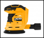 JCB 18V Orbital Sander with 2x 2.0ah battery in 20 inch  Kit Bag - Code 21-18OS-2-BG