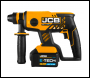 JCB 18V Brushless SDS Rotary Hammer Drill with 4.0Ah Lithium-ion battery in W-Boxx 136 Power Tool Case - Code JCB-18BLRH-4X-W