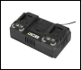 JCB Pro 2x 4.5A Dual Port Fast Charger - Code JCB-18DC-45