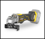 JCB Pro 18V Angle Grinder, 4.5 inch / 115mm, Digital Speed Control, Anti-Vibration, Paddle Switch (Bare Tool) - Code JCB-18PAG-115
