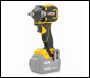 JCB Pro 18V ½” Impact Wrench, 280Nm Fastening, 350Nm ‘Nut-Nusting’ Torque,  (Bare Tool) - Code JCB-18PIW-350