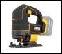 JCB Pro 18V Jigsaw, 135mm Cut, Brushless Motor, 4-Stage Pendulum Action (Bare Tool) - Code JCB-18PJS-DG