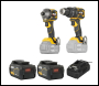 JCB Pro 18V Kit, 75Nm Combi Drill, Impact Driver, 2x 5.0Ah Batteries & 4.5A Fast Charger (in Carry Case)|  - Code JCB-18PKIT-2