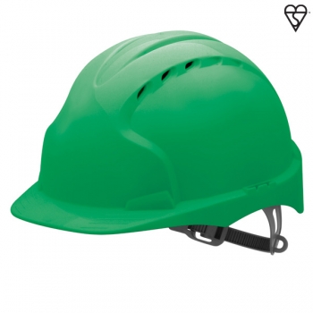 JSP EVO3™ Vented, Standard Peak, One Touch™ Slip Ratchet & 3D Adjustment System (EN397) (per 20)