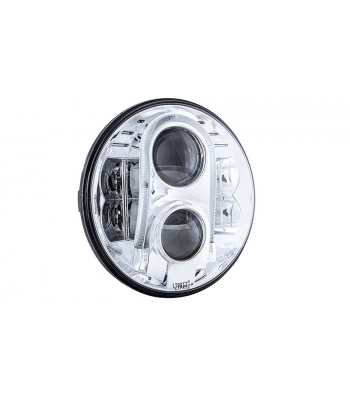 LTPRTZ 7” LED Headlight Chrome Reflector - Code LTPZ-HL7-2-C-RHD