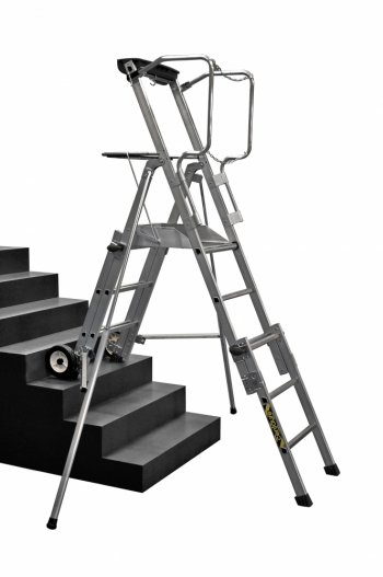 Lyte 3/5 Tread Telescopic Mobile Working Platform with Stabilisers - Code LYTPLSCOP3/5
