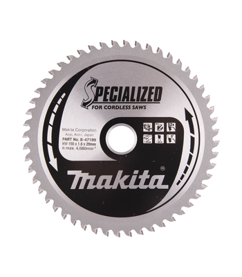 Makita B-09678 Specialized Aluminium Cutting Blade