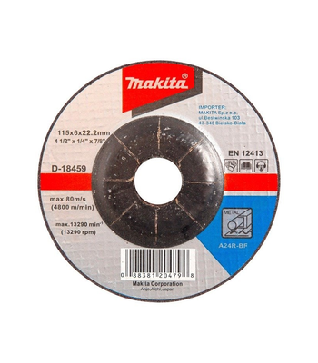 Makita D-18459 *grinding Wheel A24r 115x6xa24