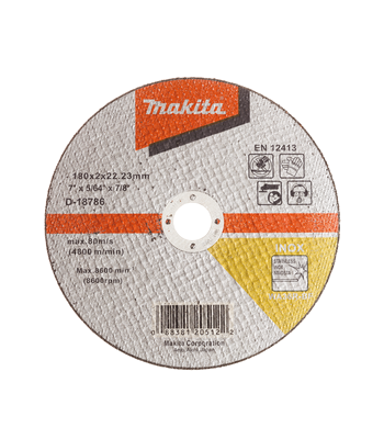 Makita D-18786 Thin Cutting Wheel 180x2.0x22