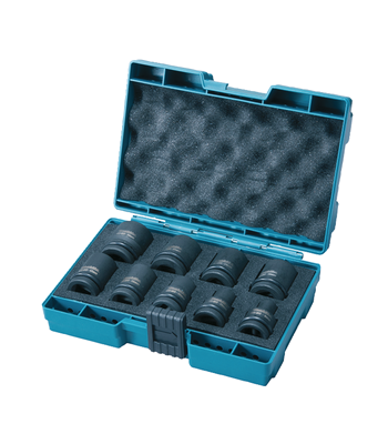 Makita D-41517 9pc Impact Socket Set 1/2 inch  Sq