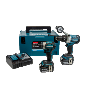 Makita DLX2176TJ 18v 2pc Combo Kit Lxt - 18v