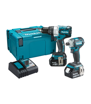 Makita DLX2214TJ 18v 2pc Brushless Combo Kit Lxt - 18v