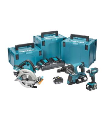 Makita DLX3049PTJ 18vx2 Lxt 3pc Combo Kit - 18v