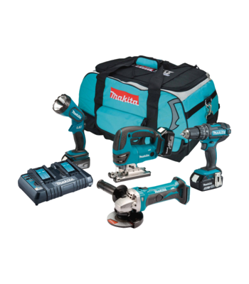 Makita DLX4051PM1 18v Lxt 4pc Combo Kit - 18v