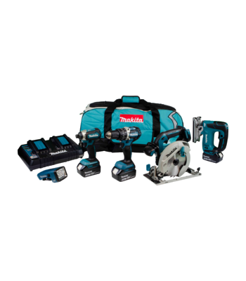 Makita DLX5043PT 18v 5pc Combo Kit - 18v