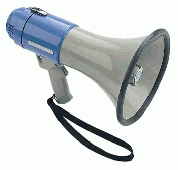 Megaphone (Requires 6 x AA Batteries)