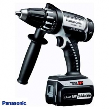 Panasonic EY7450LR2S31 18v Cordless Drill Driver + 2 Lithium Ion Batteries 3.3Ah