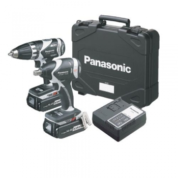 Panasonic EYC105LR31 14.4V  inch TOUGH TOOL IP inch  Drill/Driver & Impact Wrench Twin Pack (2x 3.3Ah Li-Ion)