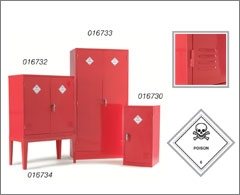 Barton Storage Safestore - Pesticide Substance Cabinet c/w 1 Shelf 457 x 457 x 305mm - 016727