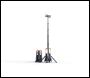 Power2Go TL-500-4.2 Portable Rechargeable LED Work Light Tower, 1.2-4.2m - Bare Unit - Code PTG-TL-500-4.2