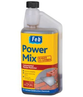 Feb Powermix Mortar Plasticiser (per 12 box)