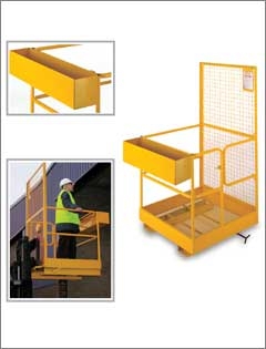 Barton Storage Fork Lift Safety Cage - flsc