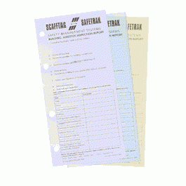 The Scafftag Red Book Building Inspection Report Form (per 100 forms)