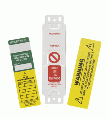 Scafftag Multitag? - For Production Line Machinery (pack of 10)