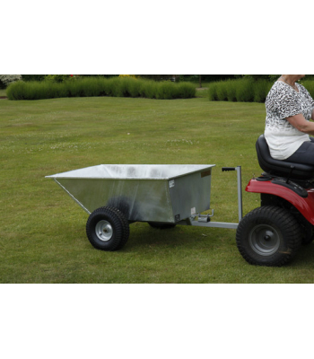 SCH GDTT/GALV - Galvanised Tipping Dump Trailer - Wide Profile Wheels