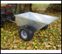 SCH QDT - Galvanised Tipping Dump Trailer - Flotation Wheels