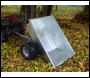 SCH QDT - Galvanised Tipping Dump Trailer - Flotation Wheels