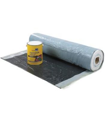 Feb Superprufe MP & Primer Bituminous Waterproofing Membrane & Primer 10mtr