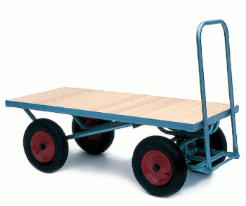 400KG Constructor Flat Bed Trolley 1060mm x 610mm
