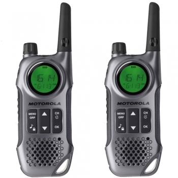 Motorola TLKRT8 Two Way Radio With Vibrate Alert (Twinpack)