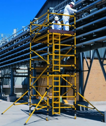 BoSS Zone 1 Double Width Fibreglass (GRP) Tower - 1.8m Length - 7.2m Working Height - 307545