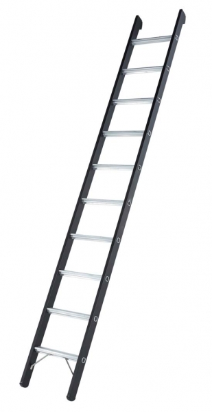 Zarges Z600 Heavy Duty Single Ladder - 10 Rung - Code: 41137