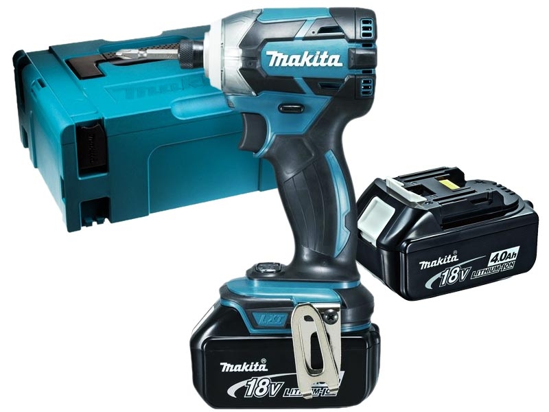 Makita DTD152RMJ 18V 2x4.0Ah Li-ion LXT Impact Driver Charger Makpac Type 2