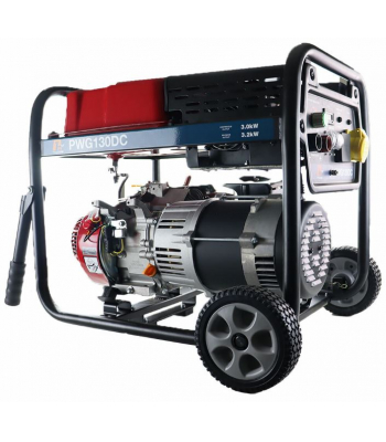 P1PE PWG130DC 3.2kW / 4kVa Petrol Welder Generator, 120 Amp DC Welder