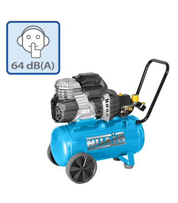 NUAIR Reciprocating Piston Air Compressors - OL244/24 TECH CE 24Lt Receiver