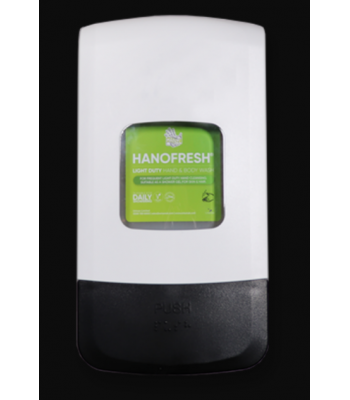 Hanzl Duroline Dispenser, 2L White/Black