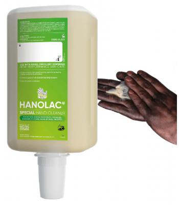 Hanzl Hanolac Heavy Duty Special Hand Cleaner, 2L Bottle Refill - Pack of 4