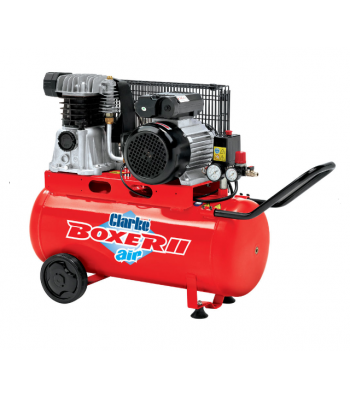 Clarke Boxer II 14/50P O/L 14cfm 50Litre 3HP Belt Driven Air Compressor (230V)
