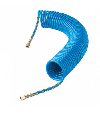 Clarke CRH10 10m x 6mm (ID) Professional Recoil Hose - 1/4 inch  BSP Fittings